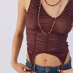 Urban outfitters Diana ruched convertible tank top